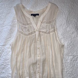 American Eagle Ivory Tank